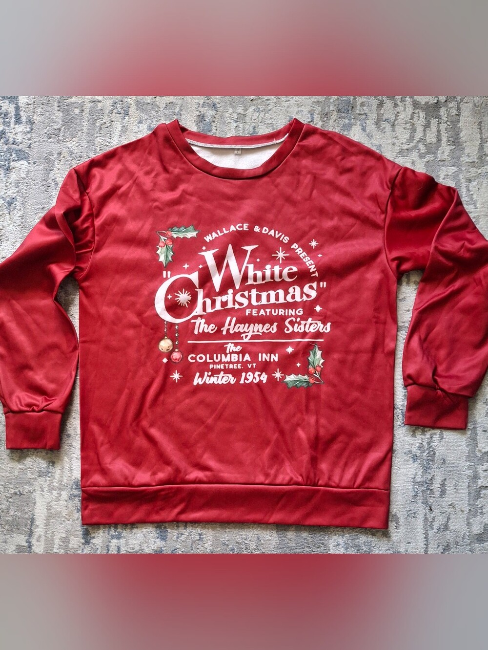 White Christmas The Haynes Sisters, Pinetree, VT Sweatshirt